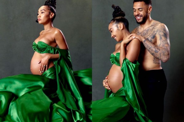 9 Maternity Shoot Leigh-Anne Pinnock Anggota Little Mix, Stunning Abis