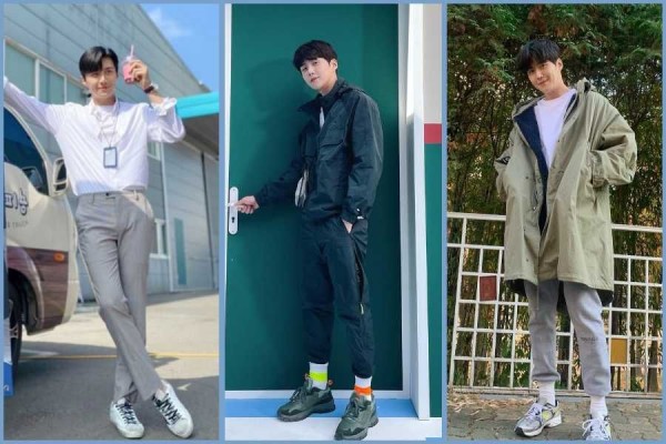 12 Ide Mix and Match Sneakers ala Aktor Kim Seon Ho, Kekinian!
