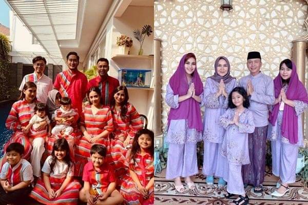 Momen Lebaran 2021 Keluarga Artis