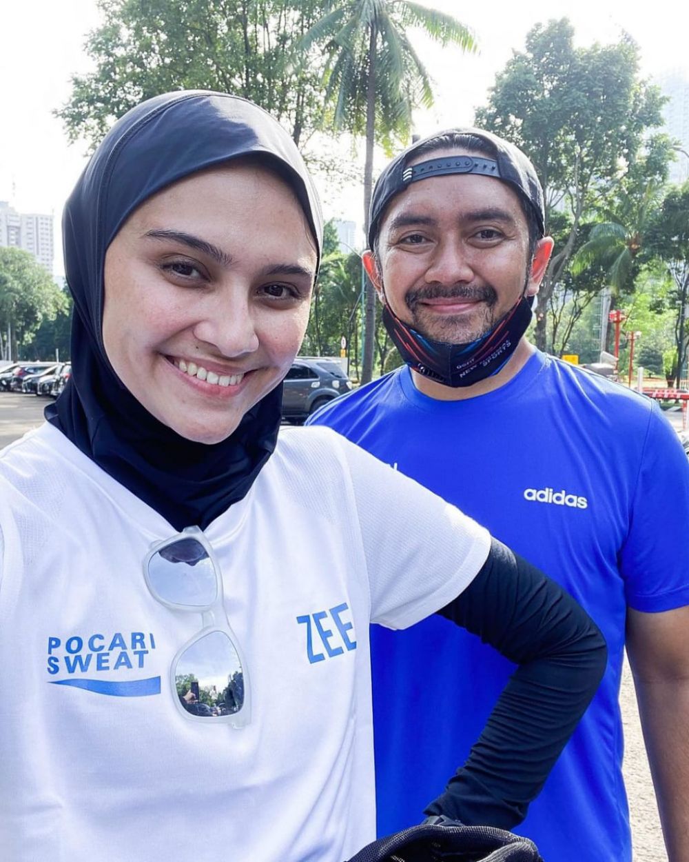 Sehat Bareng, 10 Momen Zee Zee Shahab dan Prabu Revolusi Berolahraga
