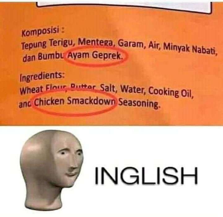 10 Meme Bahasa Inggris Ngasal Ini Bikin Ngakak 3564