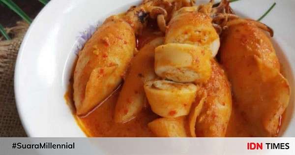 Resep Kreasi Gulai Cumi Sedap, Cocok Untuk Lauk Makan Siang