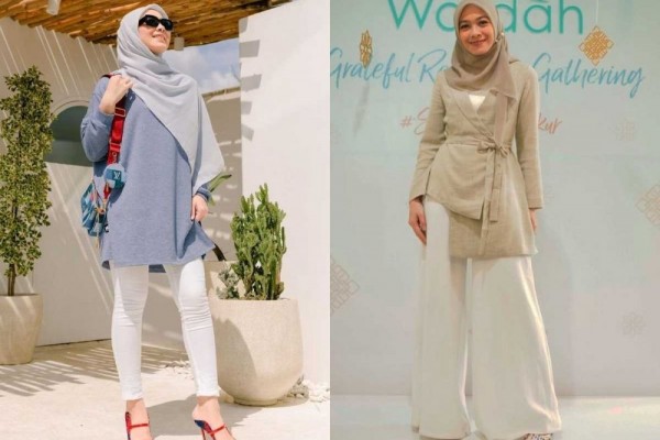 Cocok Buat Ngantor, 9 Padu Padan OOTD Warna Netral ala Dian Ayu