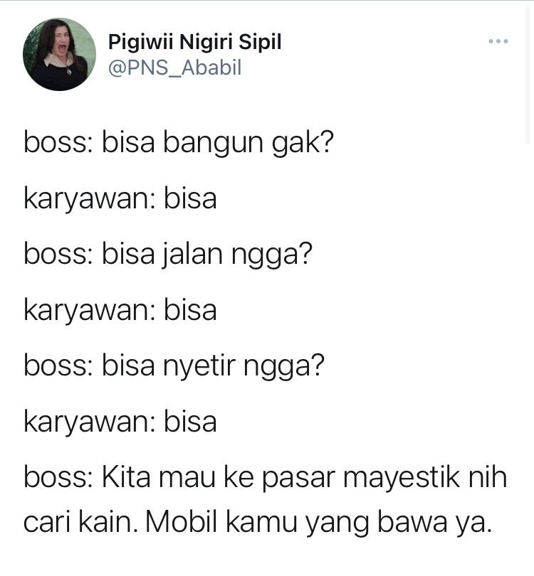 Tweet Lucu Izin Gak Masuk Kerja Karyawan Ke Bos