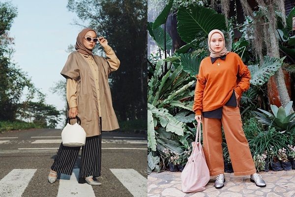 11 Padu Padan Outfit dengan Wide Leg Pants ala Chairunissa, Chic Abis!