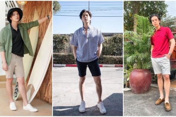10 Ide Mix and Match Celana Pendek ala Peach Pachara, Anti Ribet!