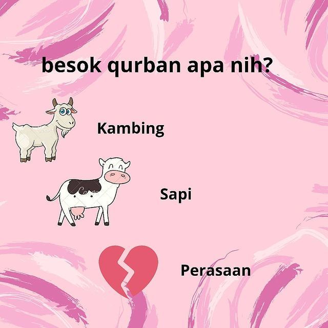 Ada Pilih Korban Perasaan, 10 Meme Lucu Idul Adha
