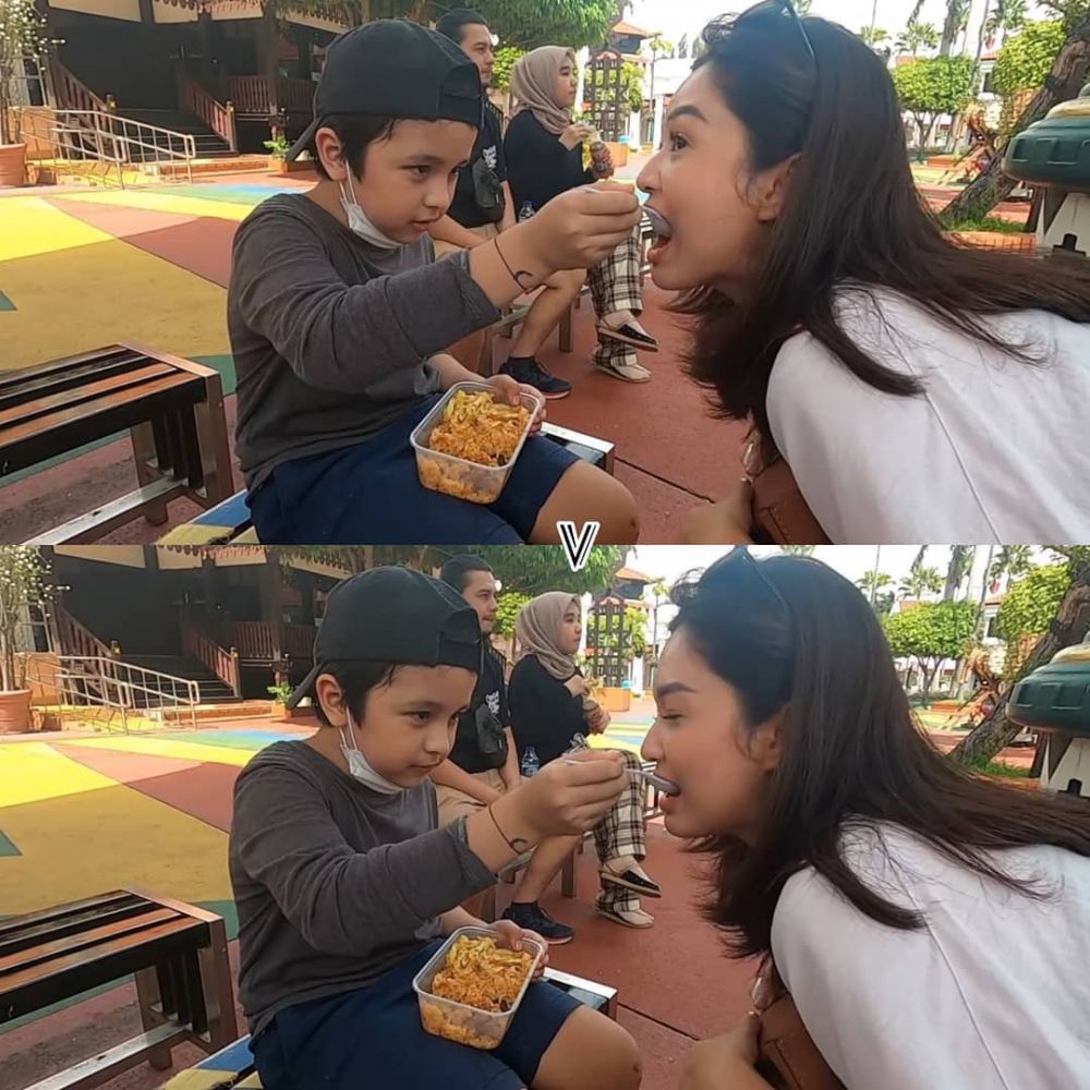 10 Kedekatan Faradilla Yoshi dan Anak Bryan McKenzie, Calon Mama Baru