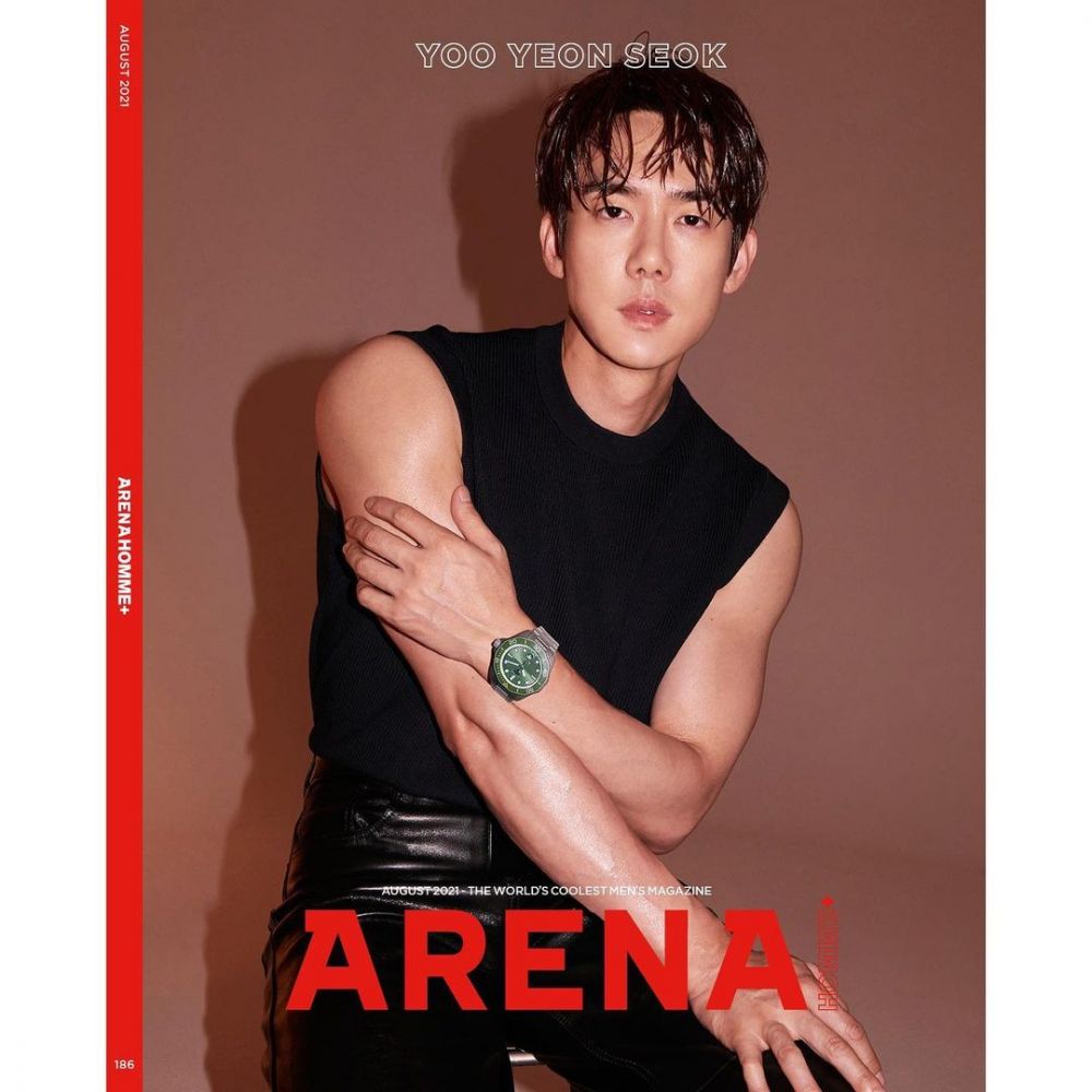 9 Potret Manly Yoo Yeon Seok Di ARENA Korea Edisi Agustus