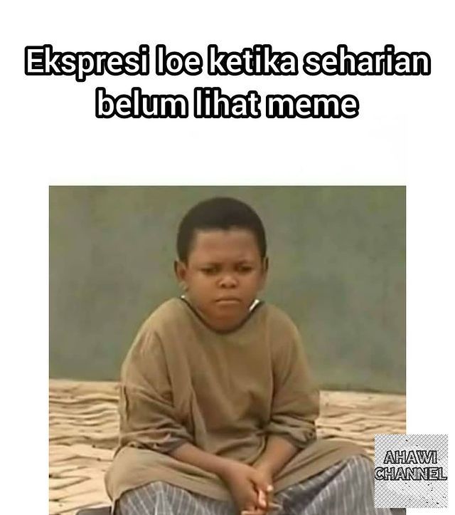 Meme Mikir Keras Ini Bikin Pikiran Melayang