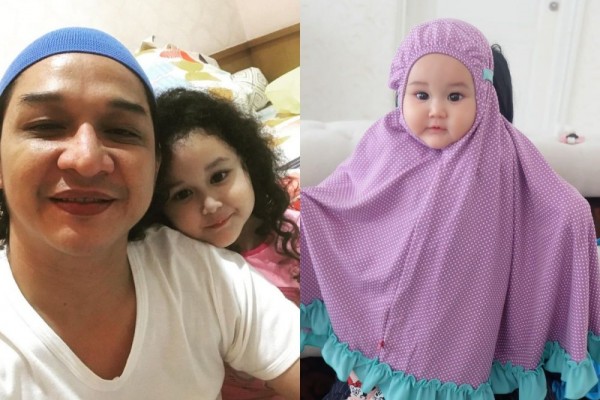 10 Momen Gemas Pasha bersama Si Bungsu Princess Kayla Mutiara, Gemoy!