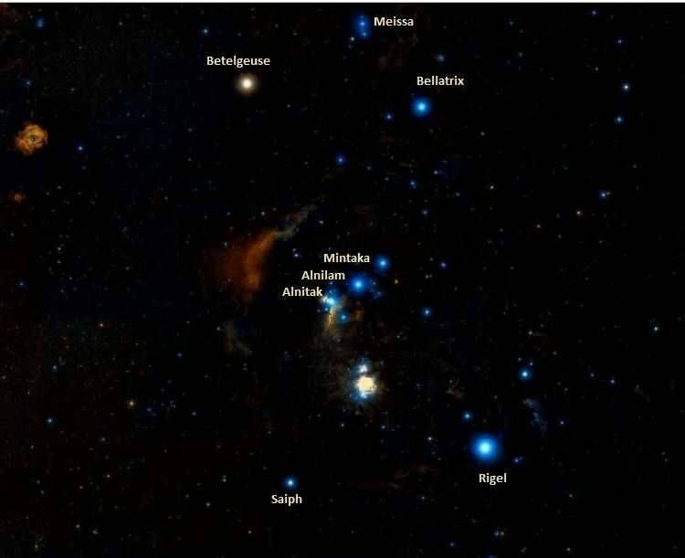 5 Fakta Alnilam Super Raksasa Biru Di Konstelasi Orion