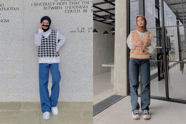 12 Padu Padan Vest ala Selebgram Nola Clara, Trendi Buat OOTD!