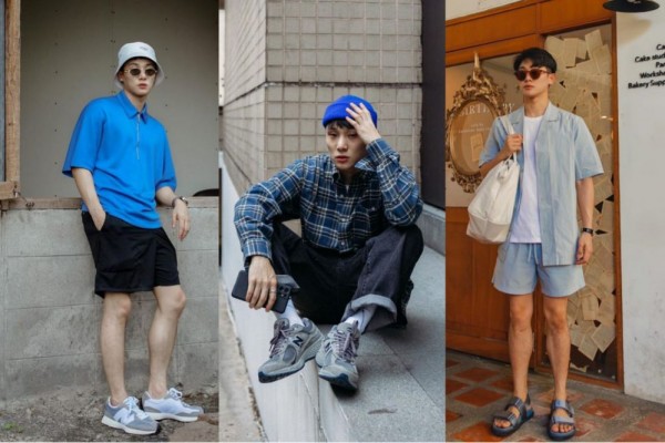 9 Ide OOTD Nuansa Biru ala Aktor Junior Kornrawich, Catchy Abis!