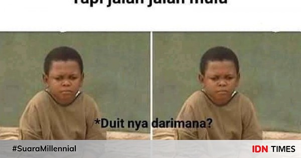 Meme Mikir Keras Ini Bikin Pikiran Melayang