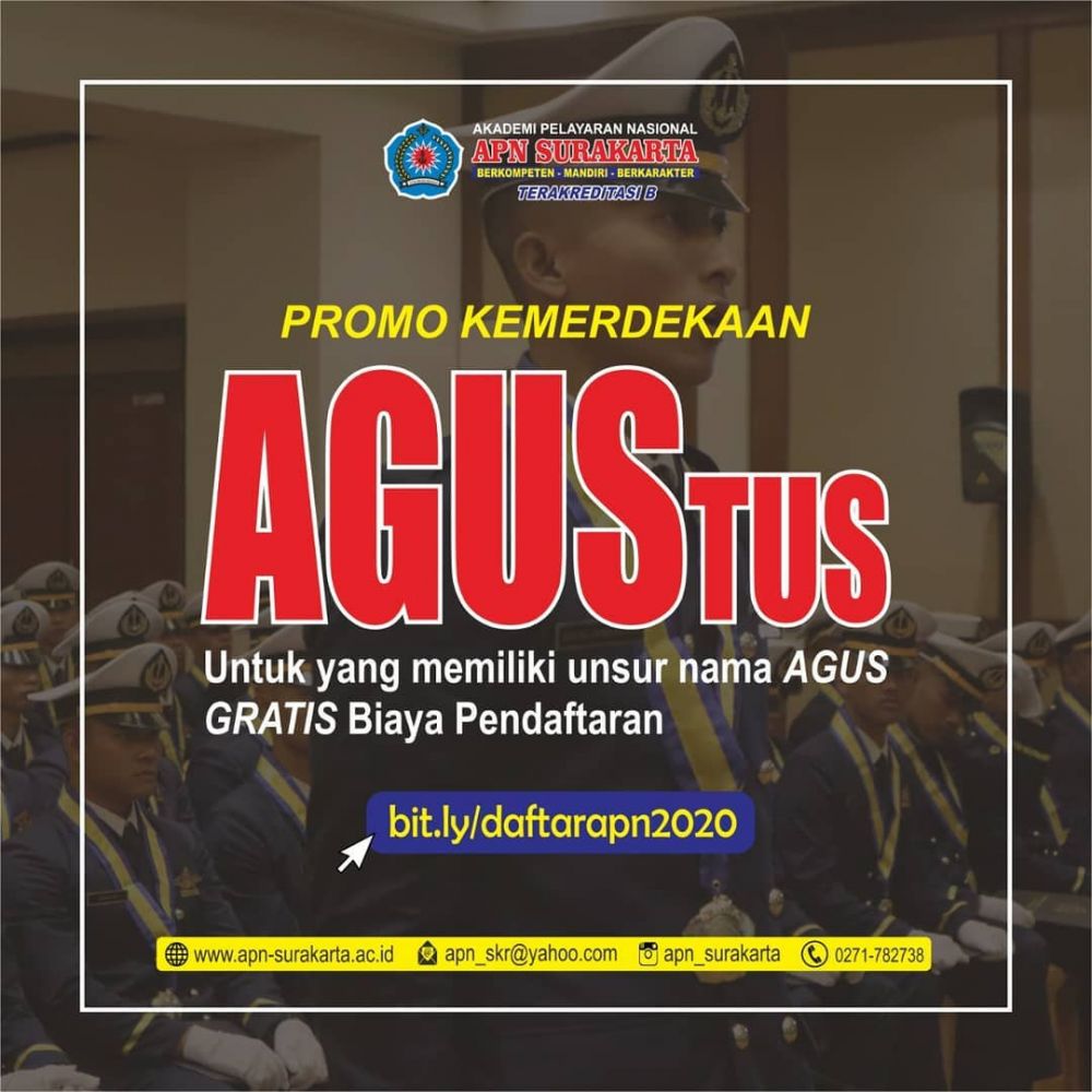 Hoki Momen Pemilik Nama Agus Dapat Gratisan Bulan Agustus