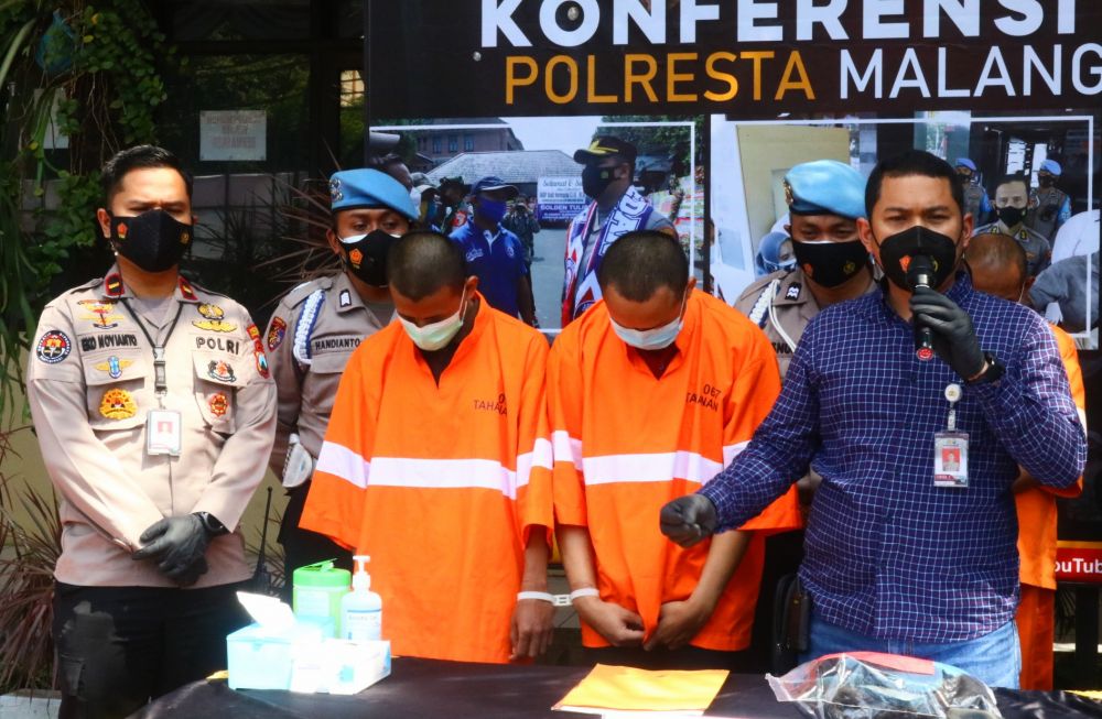 Dua Residivis Pencuri Sepeda Dibekuk Polisi Kota Malang