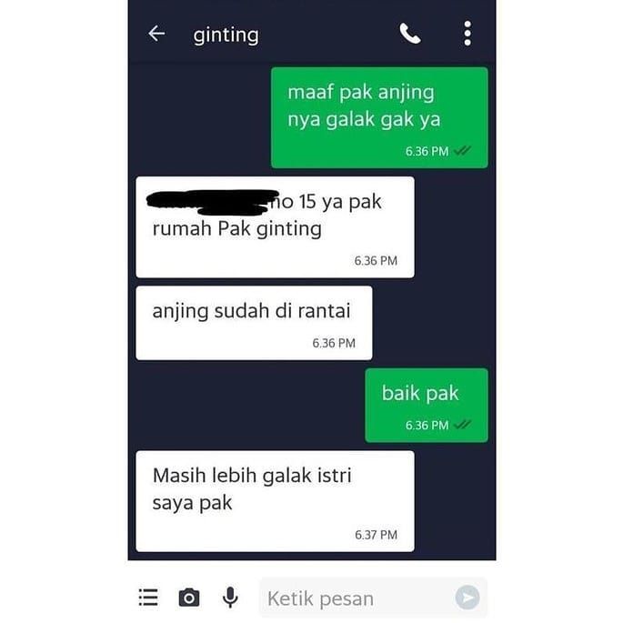 10 Chat Ojol dengan Customer yang di Luar Nalar, Ngakak Abis!