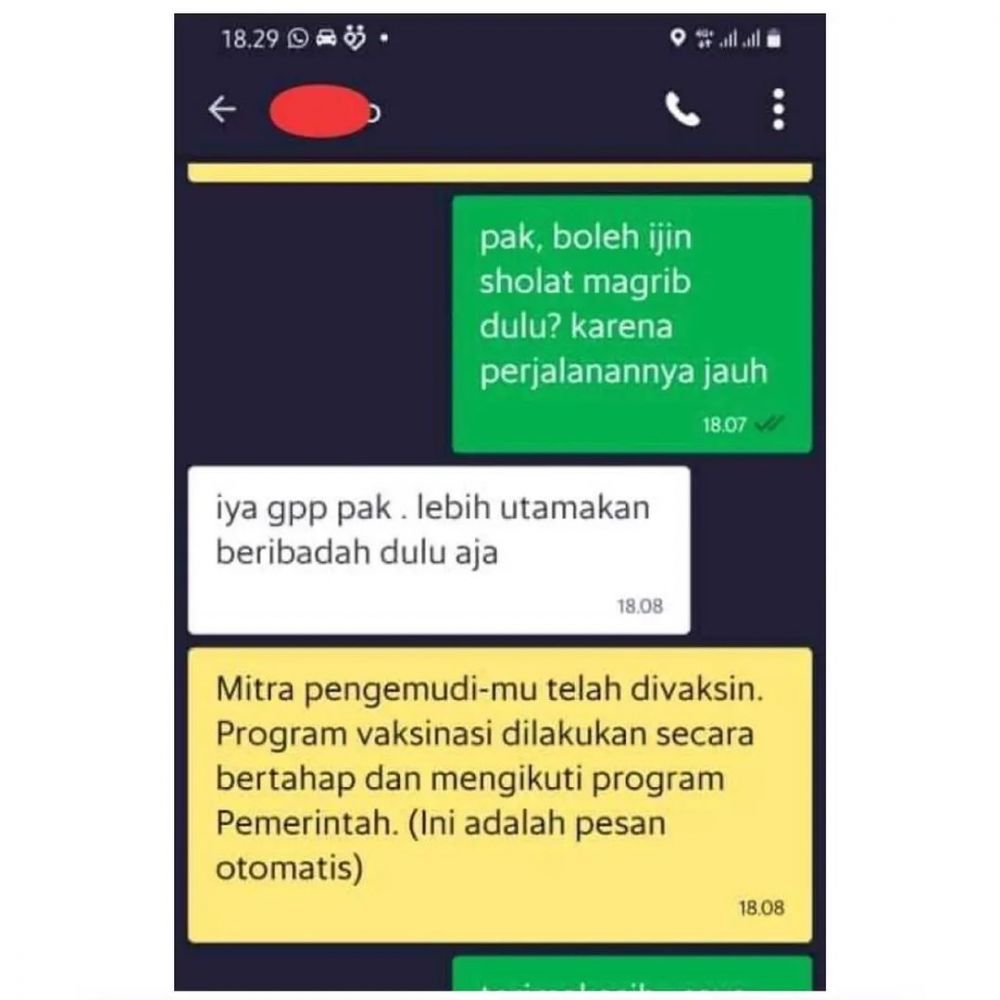 10 Chat Ojol dengan Customer yang di Luar Nalar, Ngakak Abis!