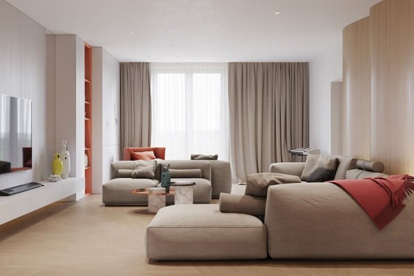 5 Desain Interior Apartemen Retro Modern yang Tampil Beda dan Memukau