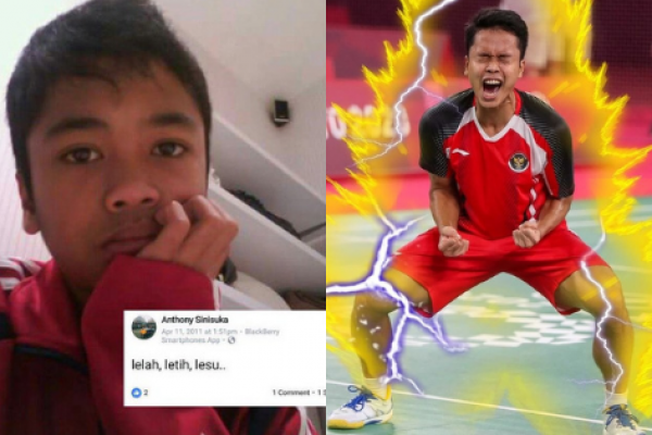 Bikin Gemas 10 Meme Kocak Anthony Ginting Buatan Warganet