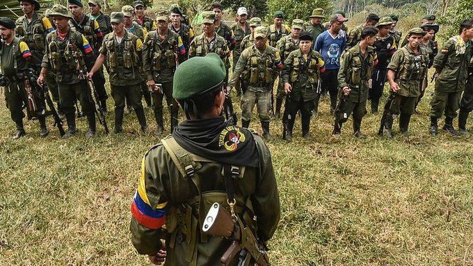 Polisi Kolombia Terlibat Bentrokan dengan Pembelot FARC