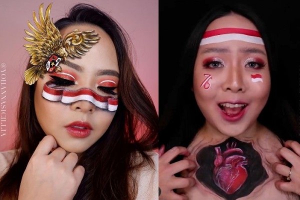 10 Potret Yohanna Sicillia, Kreator Makeup HUT RI ke-76 yang Viral