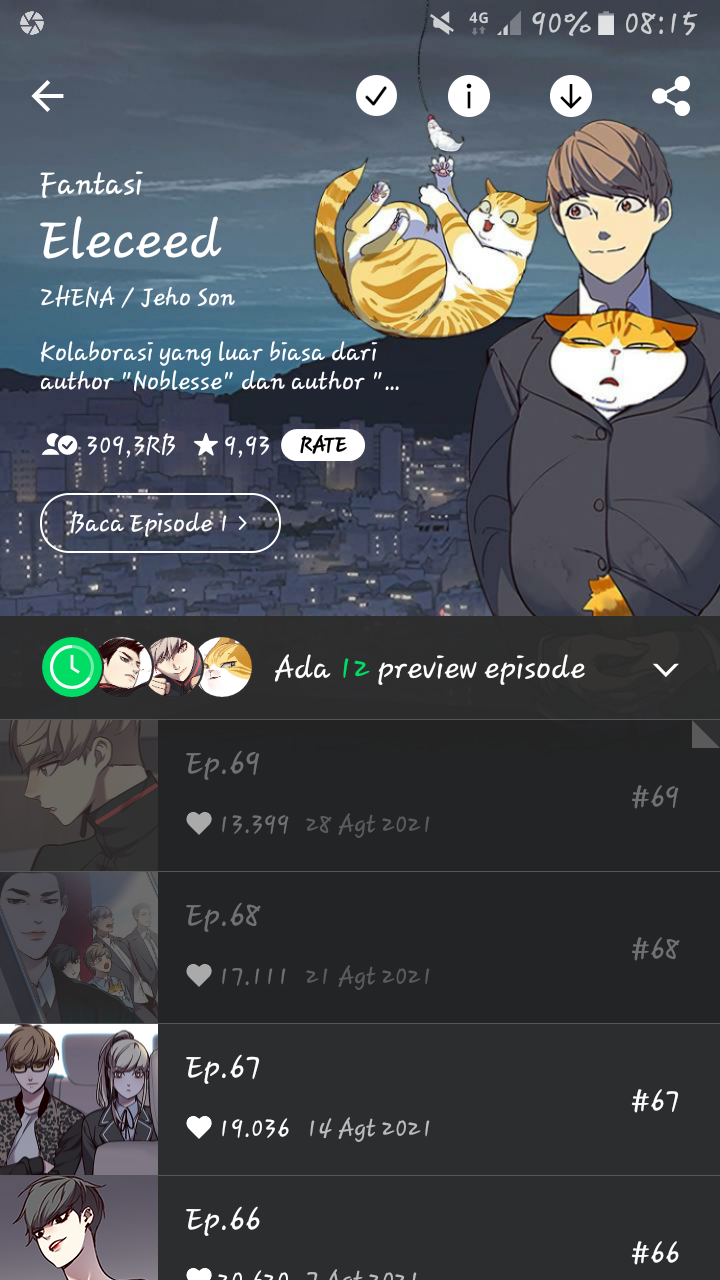 10 Rekomendasi Webtoon Terbaik Aksi Fantasi, Rating Tinggi!