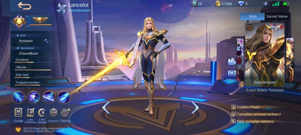 Skin Hero Assassin Paling Mahal di Mobile Legends