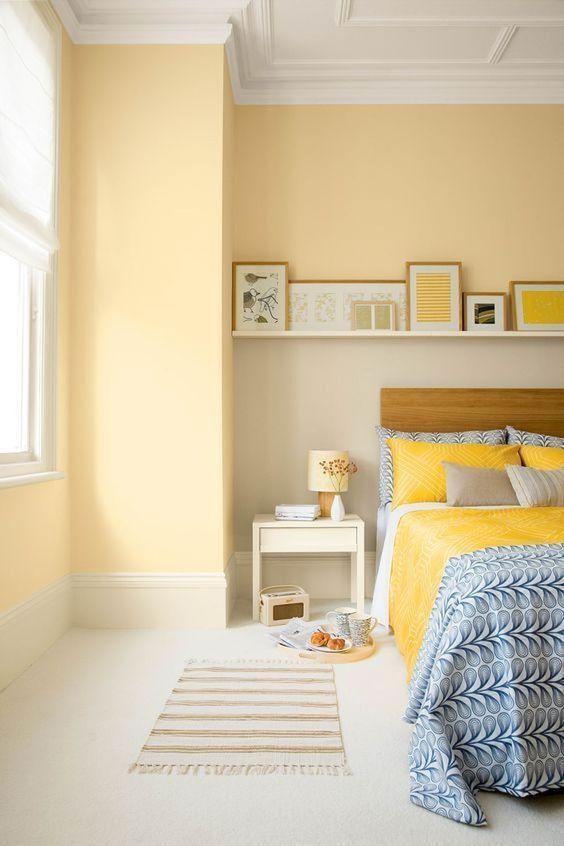 5 Ide Desain Kamar Tidur bagi Pencinta Warna Kuning