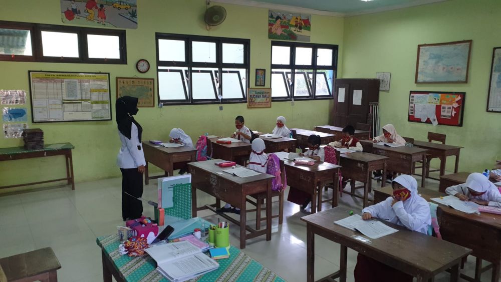Tak Ada Kasus COVID-19, Seluruh SD di Kabupaten Tangerang Boleh PTM