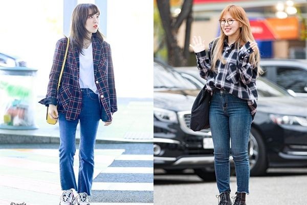 13 Padu Padan Celana Jeans ala Wendy Red Velvet, Kasual dan Trendi!