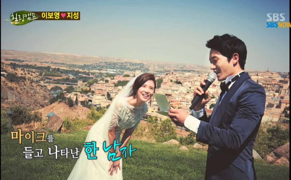 9 Potret Romantis Pasangan Aktor Korea Ji Sung dan Lee Bo Young 