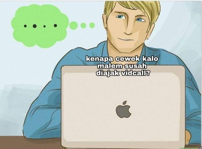 9 Ragam Parodi Meme Lucu Saat Video Call, Bikin Senyum Sendiri