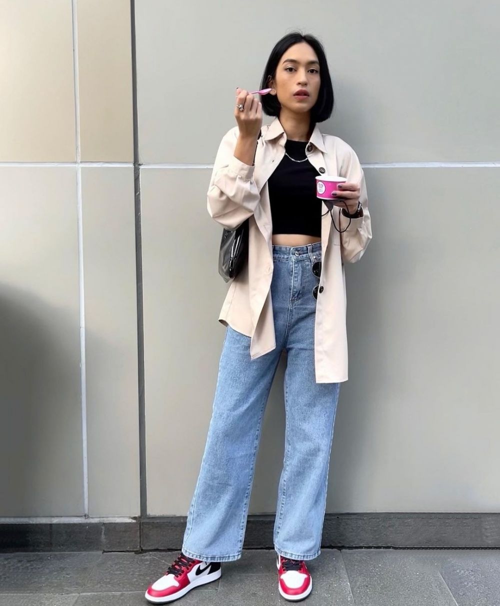 9 Ide Outfit Boyish ala Taskya Namiya, Stylish dan Bebas Gerak