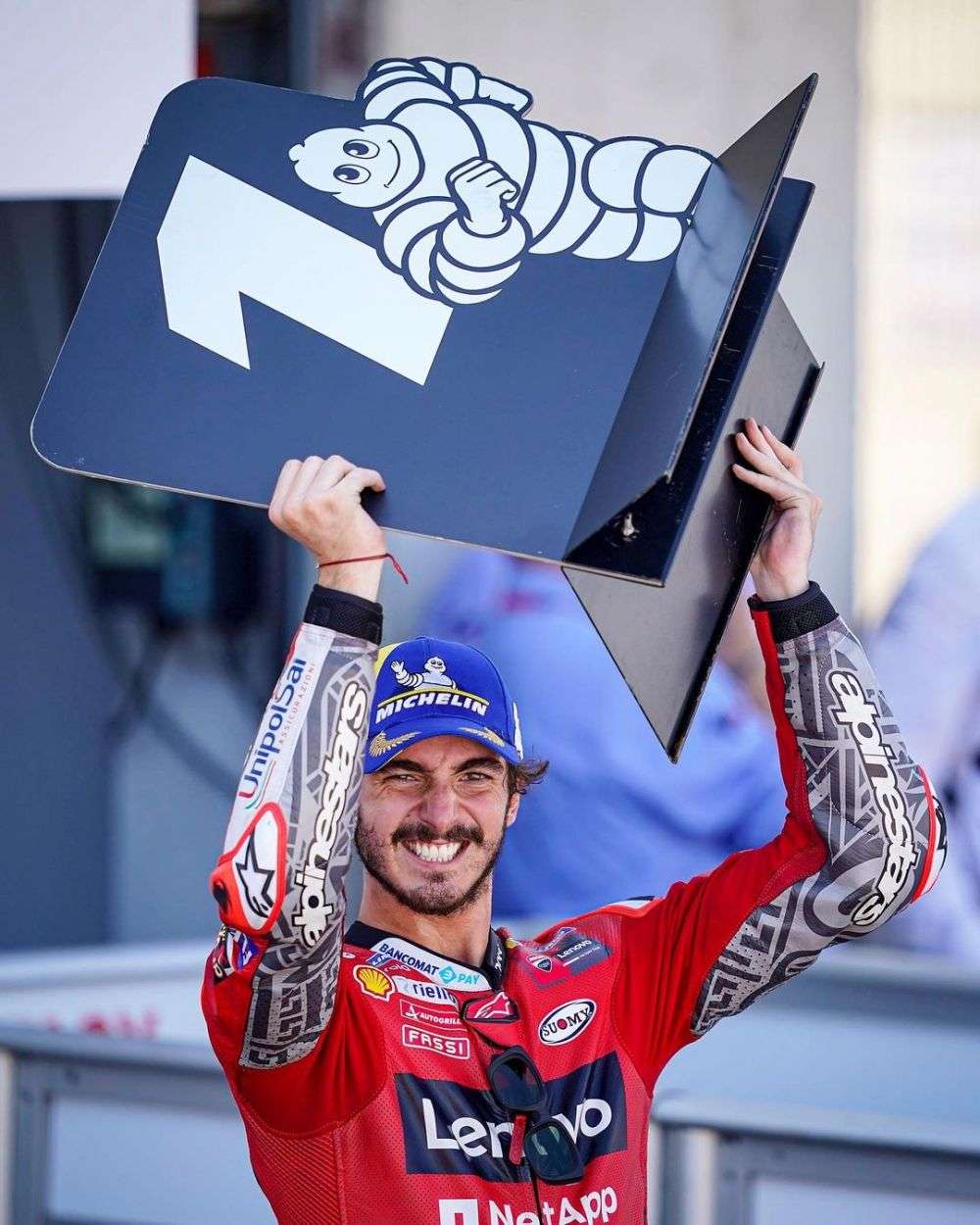 Francesco Bagnaia, Rider Italia Yang Juarai MotoGP Aragon