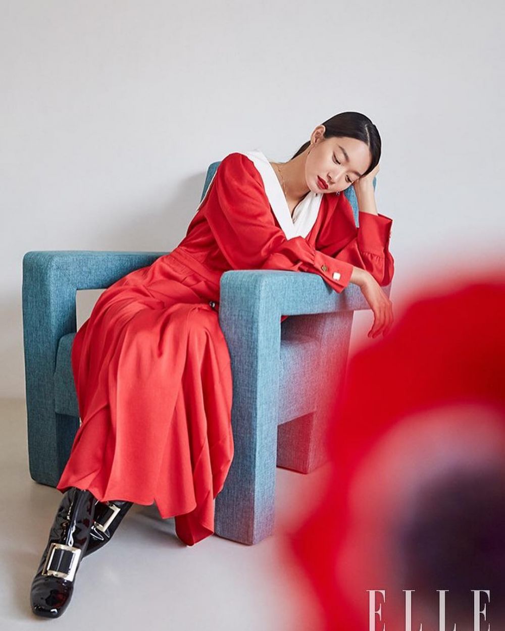 13 Inspirasi Dress ala Aktris Shin Min Ah