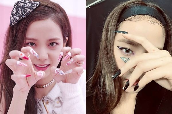 13 Inspirasi Nail Art ala Jisoo BLACKPINK, Cute Hingga Classy!