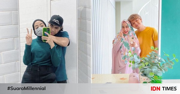 10 Potret Mirror Selfie ala Pasangan Seleb, Estetik!