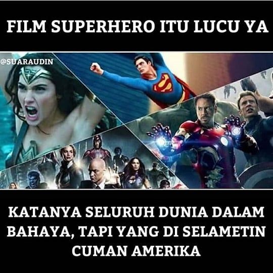 10 Meme Sisi Lain Superhero Ini Bikin Ngakak