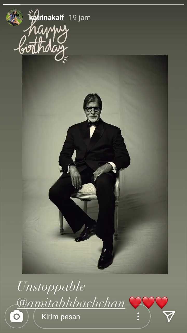 9 Unggahan Instagram Artis India di Hari Ultah Amitabh Bachchan