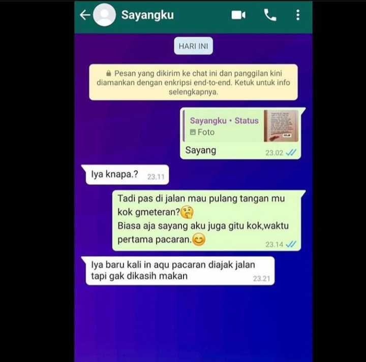 Chat Orang Pacaran Di Wa Ini Gagal Romantis