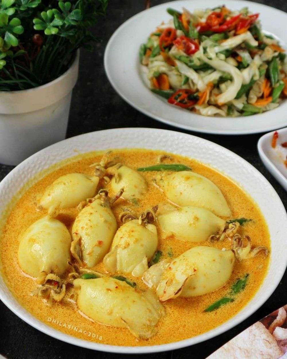 Resep Gulai Cumi Isi Tahu, Seperti Di Rumah Makan Padang