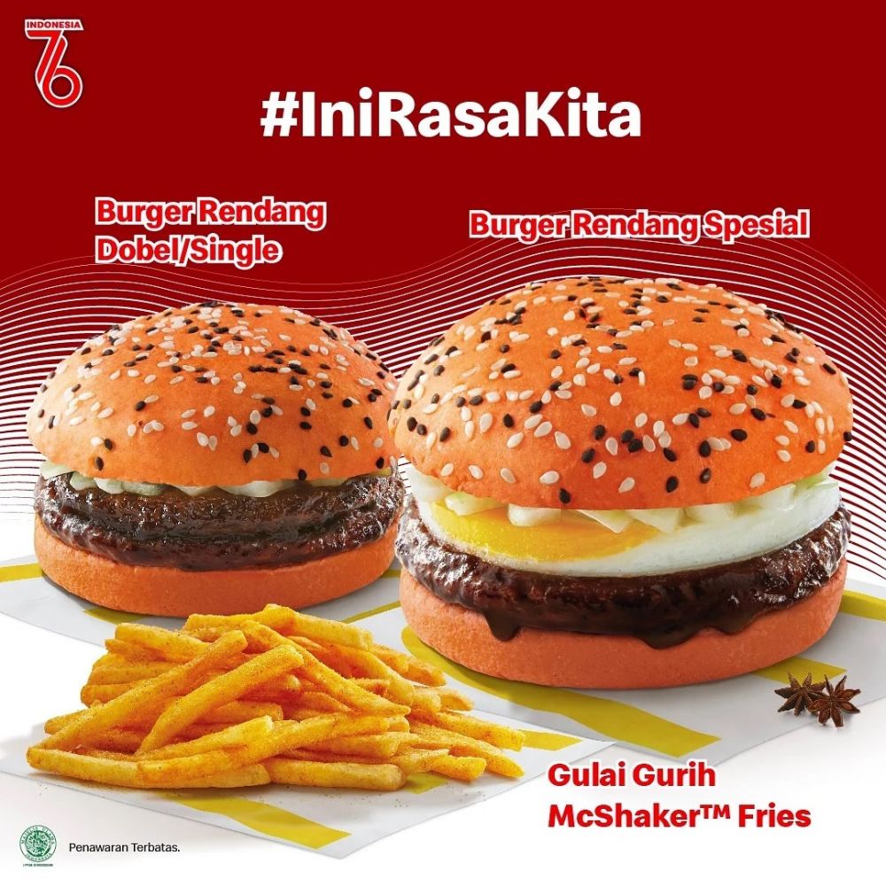Rendang hingga Bulgogi, Ini 12 Ragam Burger McDonald's di Kawasan Asia