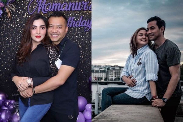 10 Potret Mesra Artis saat Dirangkul Suami, Bikin Mupeng Maksimal!