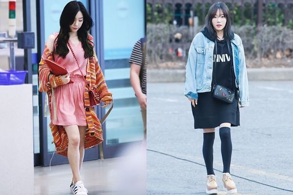 13 Inspirasi Padu Padan Outer ala Taeyeon SNSD, Kece dan Trendi!
