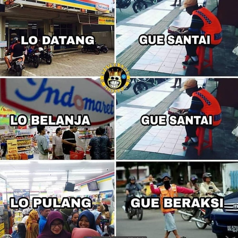 10 Meme Kocak Tukang Parkir Ini Pasti Membuat Kalian Keheranan