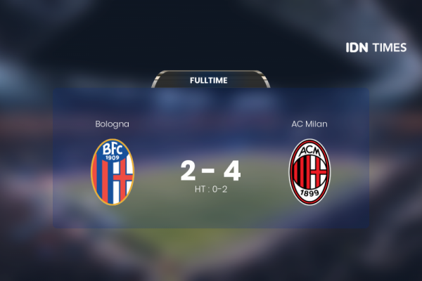 Bologna Dihajar AC Milan 2-4, S. Pioli Puji Pemain