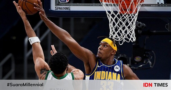 10 Potret Myles Turner, Sang Pelindung Indiana Pacers