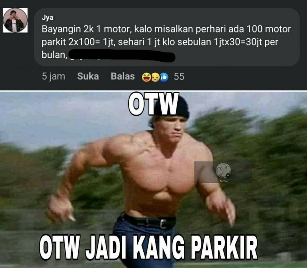 10 Meme Kocak Tukang Parkir Ini Pasti Membuat Kalian Keheranan